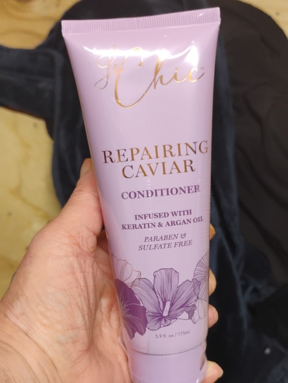 Le Chic Repairing Caviar Conditioner $60 Confused With Keratin And Argan Oil